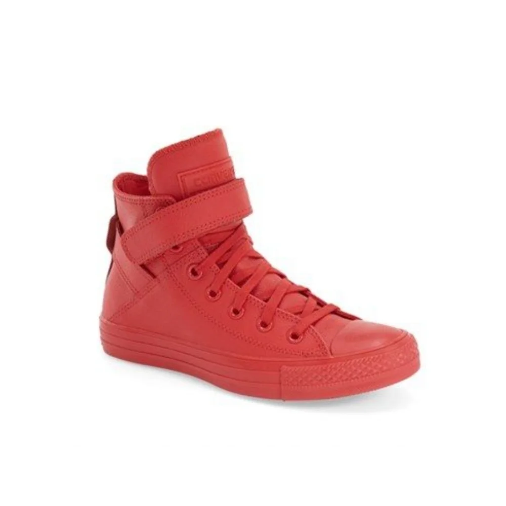 CONVERSE Leather Brea Chuck Taylor All Stars High-Top Sneakers - Picture 8 of 16